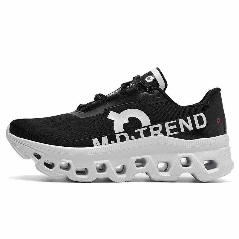 Amortecimento masculino tênis de corrida leve atlético casual masculino antiderrapante sapatos esportivos ao ar livre viagem sapatos de caminhada