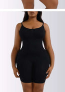 Body modelador feminino de corpo inteiro para controle da barriga, modelador de cintura firme sem costura, modelador corporal