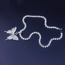 Delysia King Tweedelige Strass Ketting