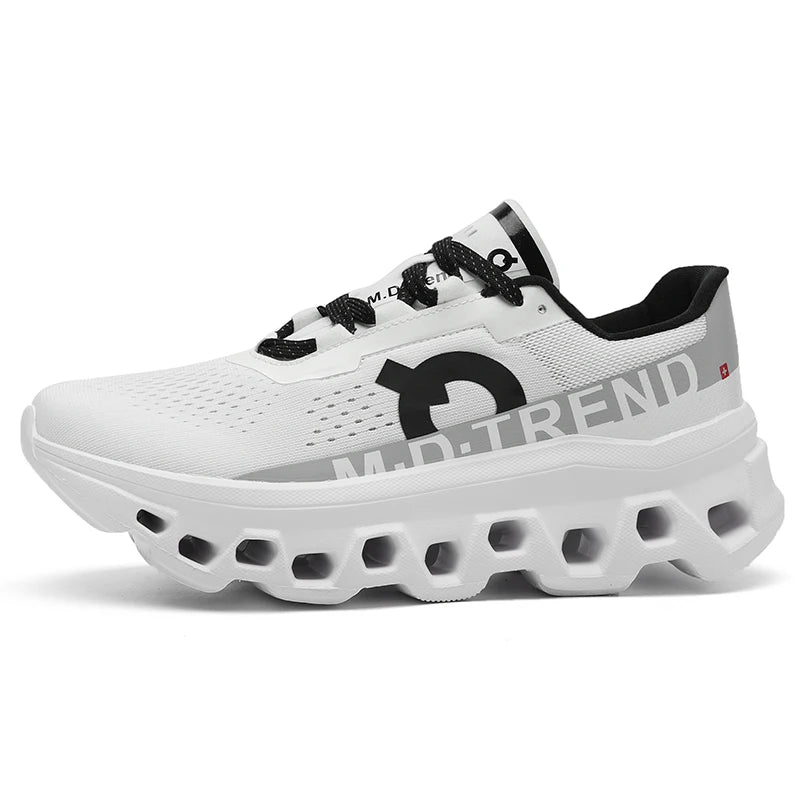 Amortecimento masculino tênis de corrida leve atlético casual masculino antiderrapante sapatos esportivos ao ar livre viagem sapatos de caminhada