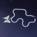 Delysia King Tweedelige Strass Ketting