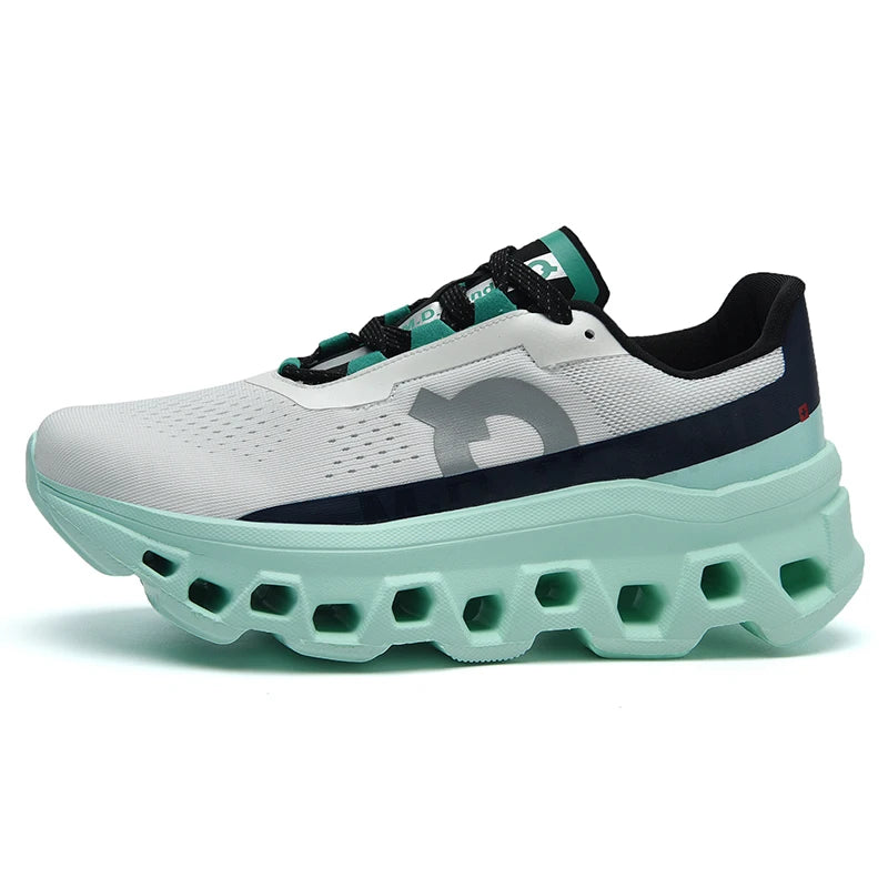 Amortecimento masculino tênis de corrida leve atlético casual masculino antiderrapante sapatos esportivos ao ar livre viagem sapatos de caminhada
