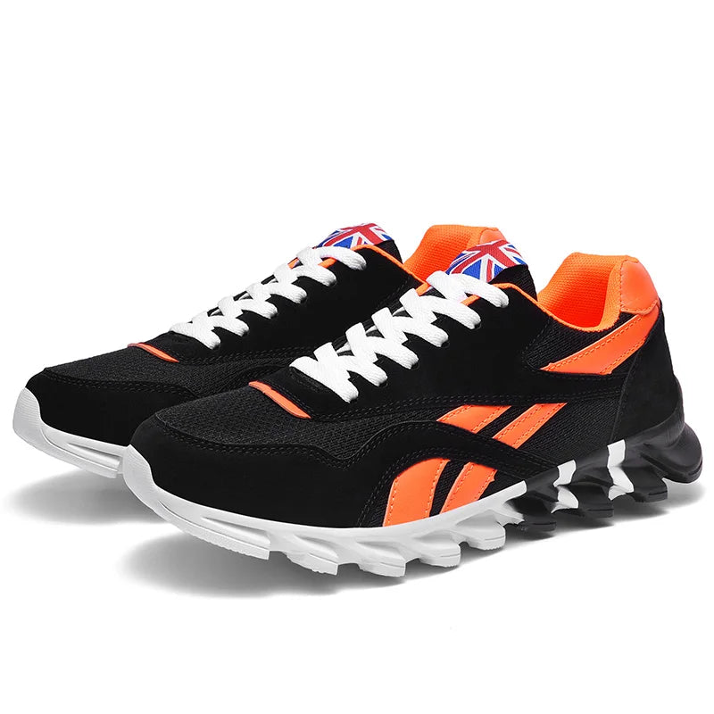 2025 novos tênis de corrida masculinos e femininos respirável tênis casuais antiderrapante vibração confortável sapatos de caminhada 36-48