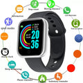 Relógio inteligente 116plus d13 y68 esporte pulseira correndo monitor de fitness pista freqüência cardíaca mensagem lembrar homem smartwatch mulher relógio