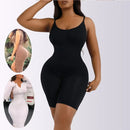 Body modelador feminino de corpo inteiro para controle da barriga, modelador de cintura firme sem costura, modelador corporal