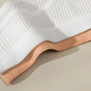 BZEL 8PCS/Conjunto Calcinhas Femininas Algodão Tangas Feminino Simples Respirável Roupa Interior Sexy Lingerie Confortável Listrado Mulher Tam G