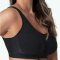 Sutiã modelador sem argola de aço para mulheres, sutiã que não deixa marcas, tamanho grande, regata brilhante, roupa íntima feminina