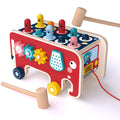 Banco de madeira Montessori para crianças, brinquedo educativo infantil, brinquedo de ônibus com animais, presente para crianças, instrumento musical
