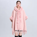 Casaco xadrez oversized com cashmere e malha