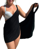 Maiô feminino plus size de cor sólida com costas nuas