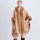 Casaco xadrez oversized com cashmere e malha